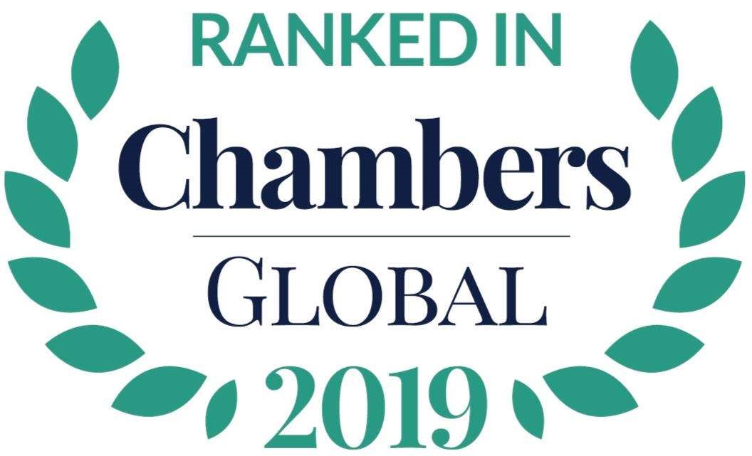 钱伯斯（Chambers and Partners)《2019全球法律指南》