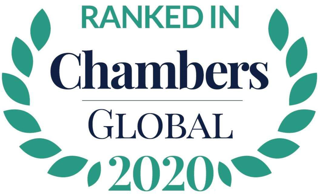 钱伯斯（Chambers and Partners)《2020全球法律指南》