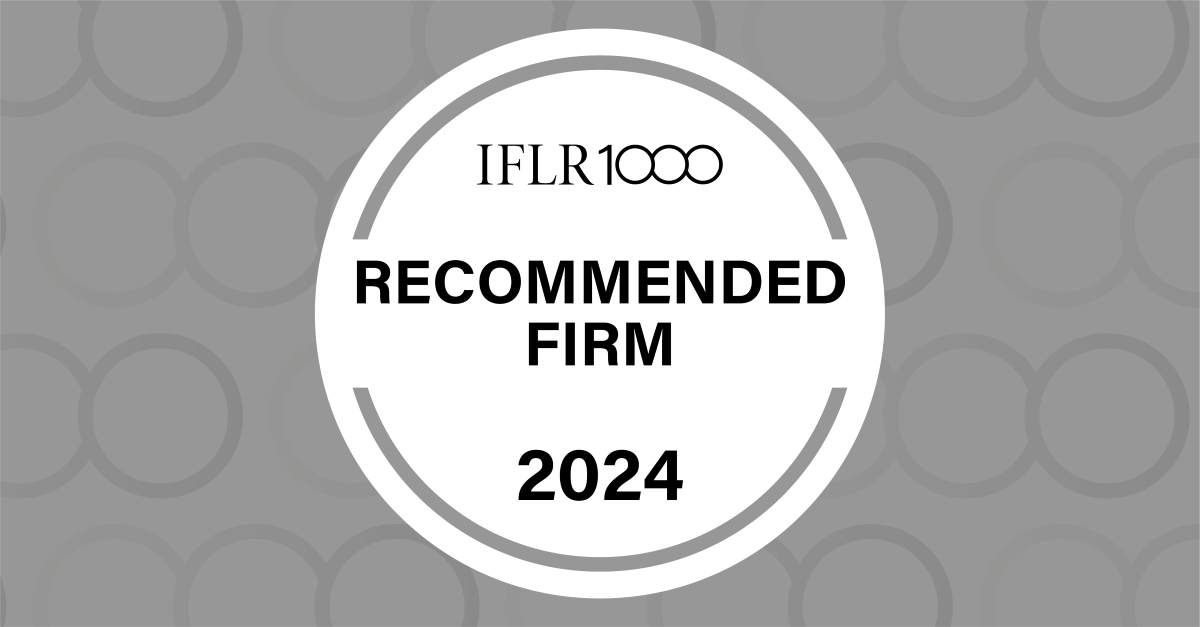 2024/25 IFLR1000 亚太榜单